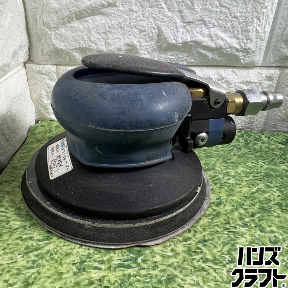 ▽【中古】KOVAX 913CK ダブルアクションサンダー  エアサンダーエア物の具 エア湖物の具 常圧 一般圧 みがき上げる コバックス【山口下関店】