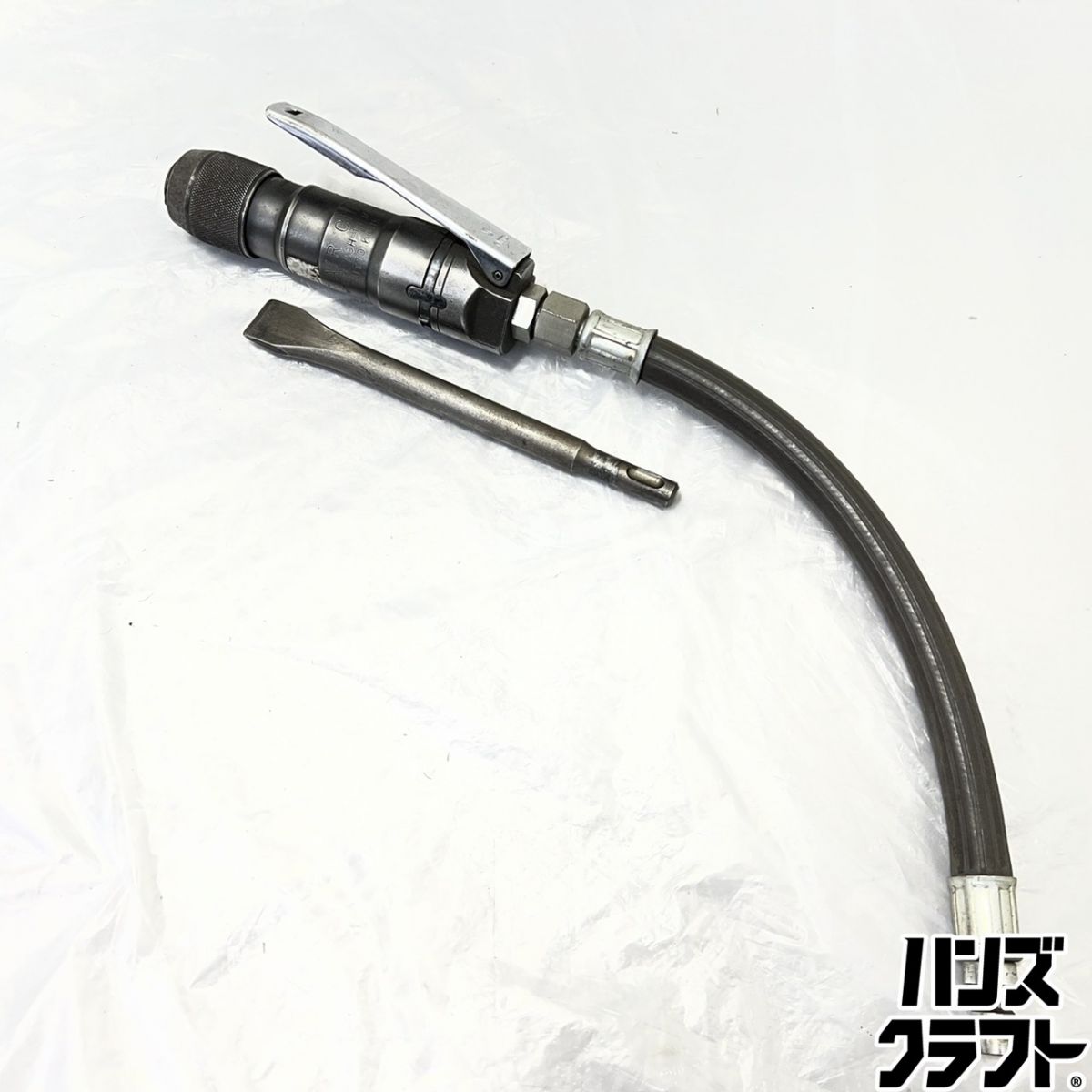 ▽【中古】日東工器 ACH-16 エアチッパー タガネ1本付 エアチゼル 日本製 常圧 一般圧 大気圏物の具 大気圏手道具 NITTO KOHKI【山口下関店】