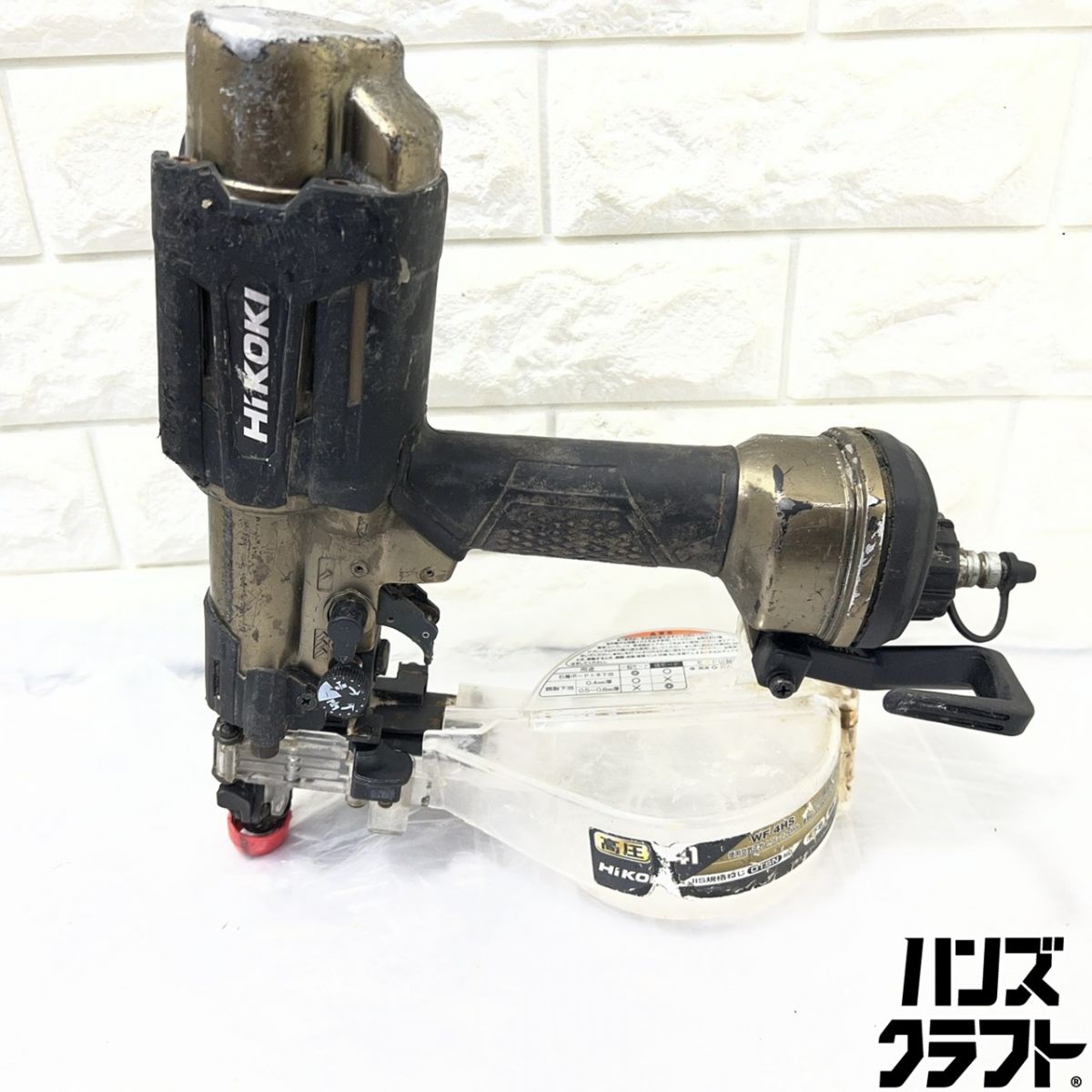 ▽【中古】HiKOKI WF4HS 41粍 高圧ねじ打ち機 高圧螺旋釘打ち機 本体のみ ハイコーキ 【山口下関店】