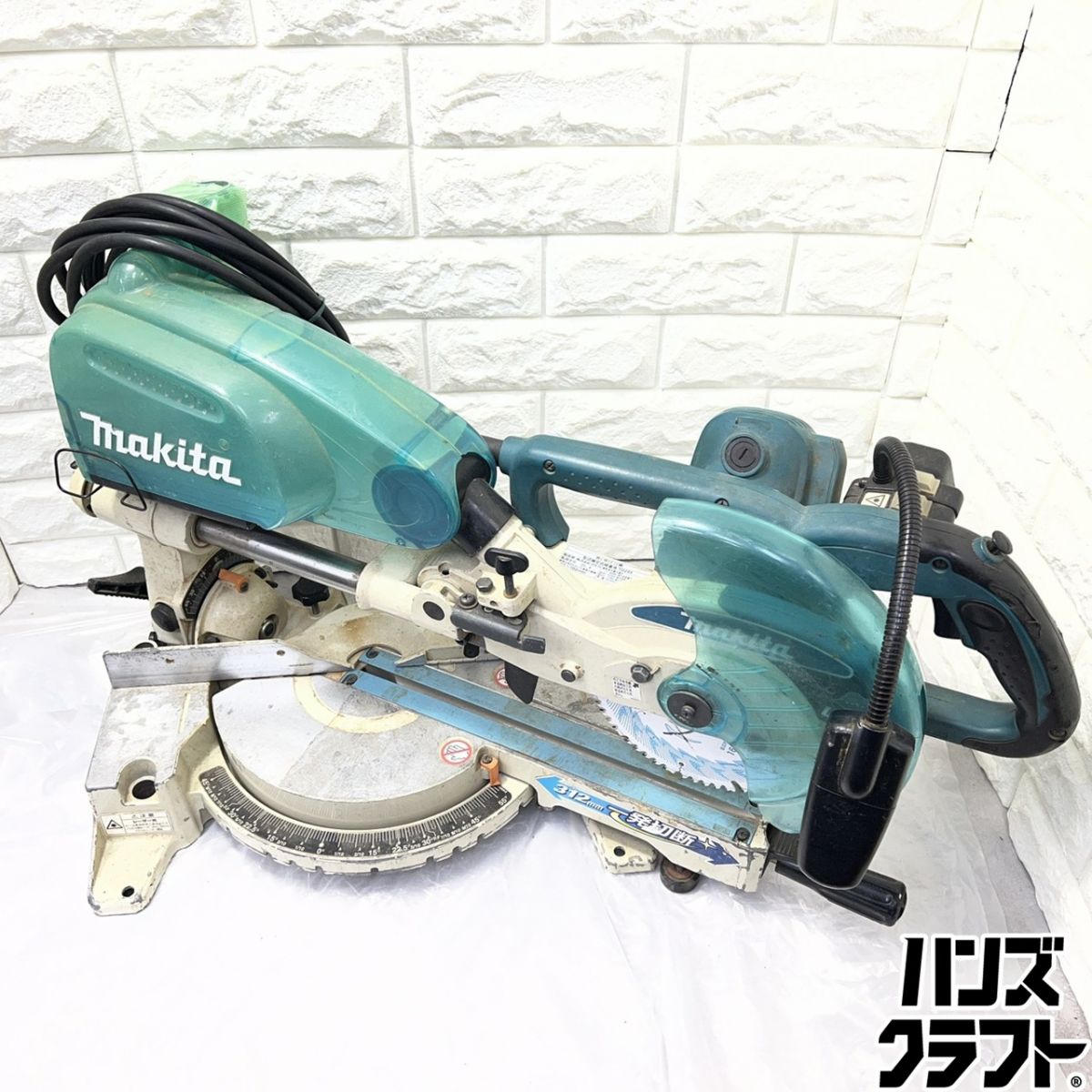 ▽【中古】マキタ LS0715FL 190粍 スライドマルノコ 100V 50-60サイクル 当て嵌めるできる丸ノコ：180～190粍 makita【山口下関店】※打ちこわれる有