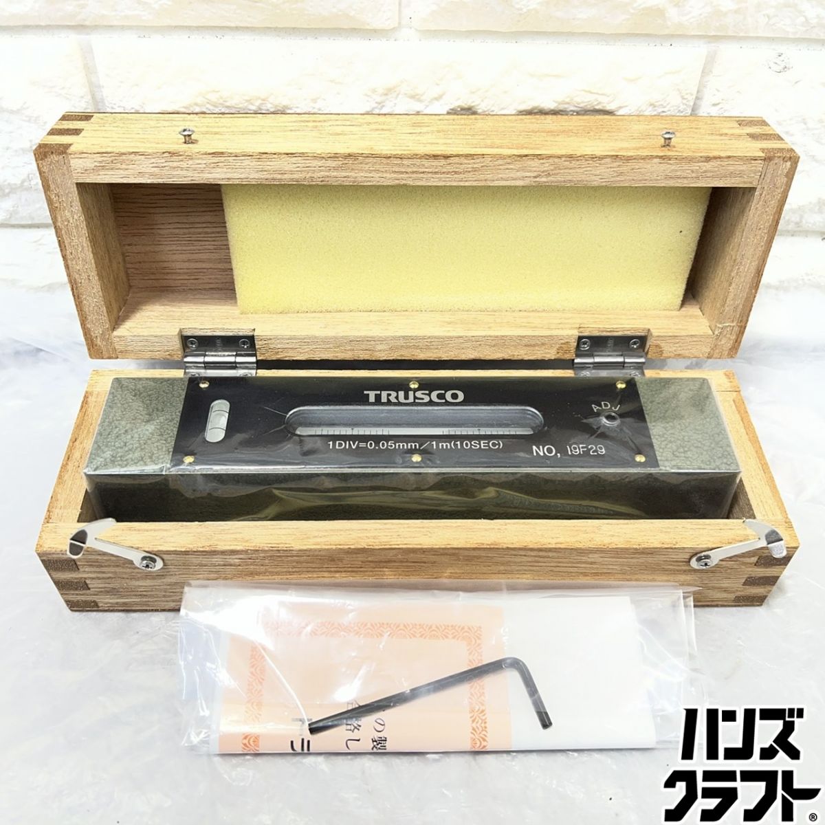 ▽【中古現況品】トラスコ中山 TFL-B2005 平形細やか度合い器 1DIV\u003d0.05粍/1m(10SEC) TRUSCO【山口下関店】