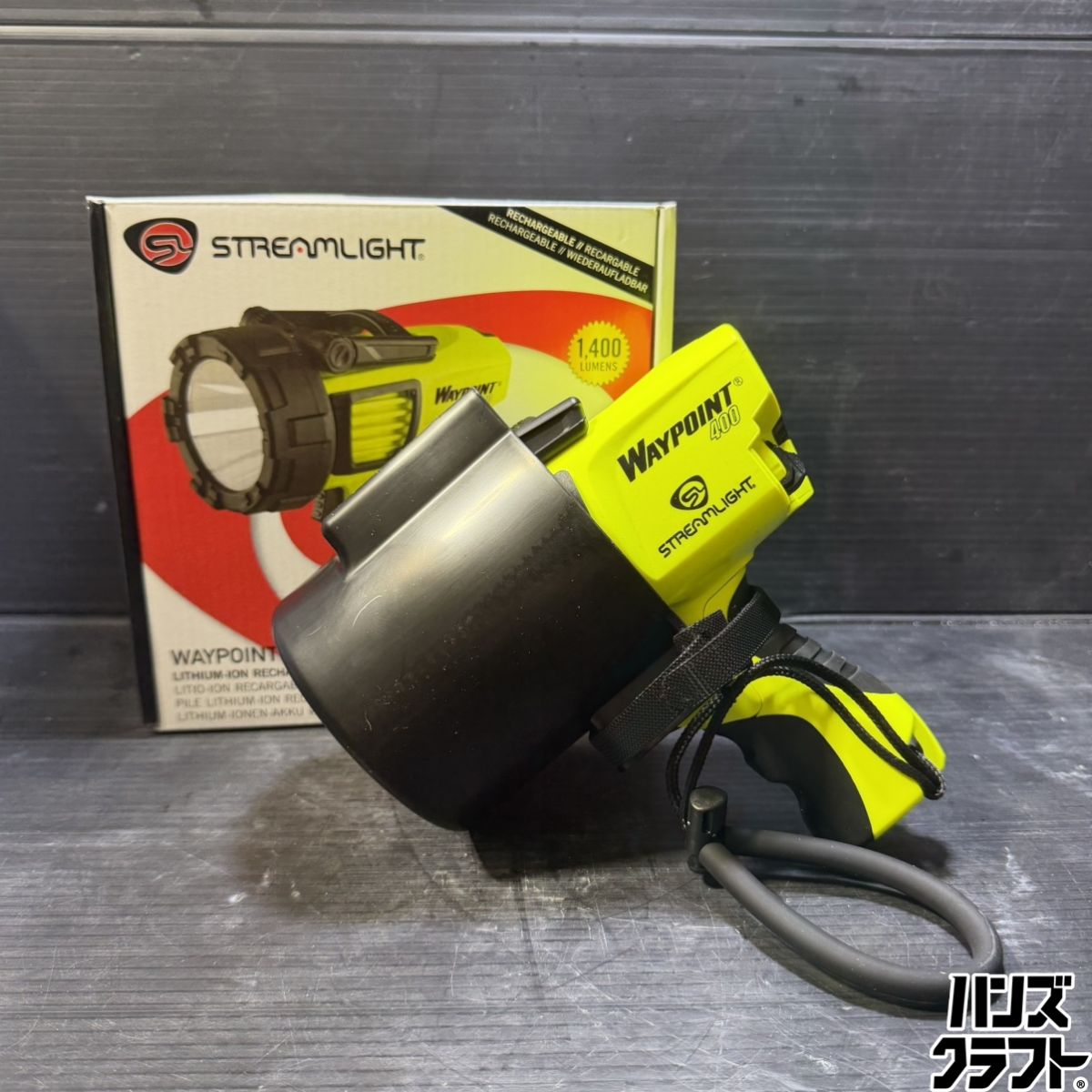 ▼【未当て嵌める開封品】ESCO エスコ EA758SB-71 申し受ける式探照灯 LED式 箱裂け目あり【中古】