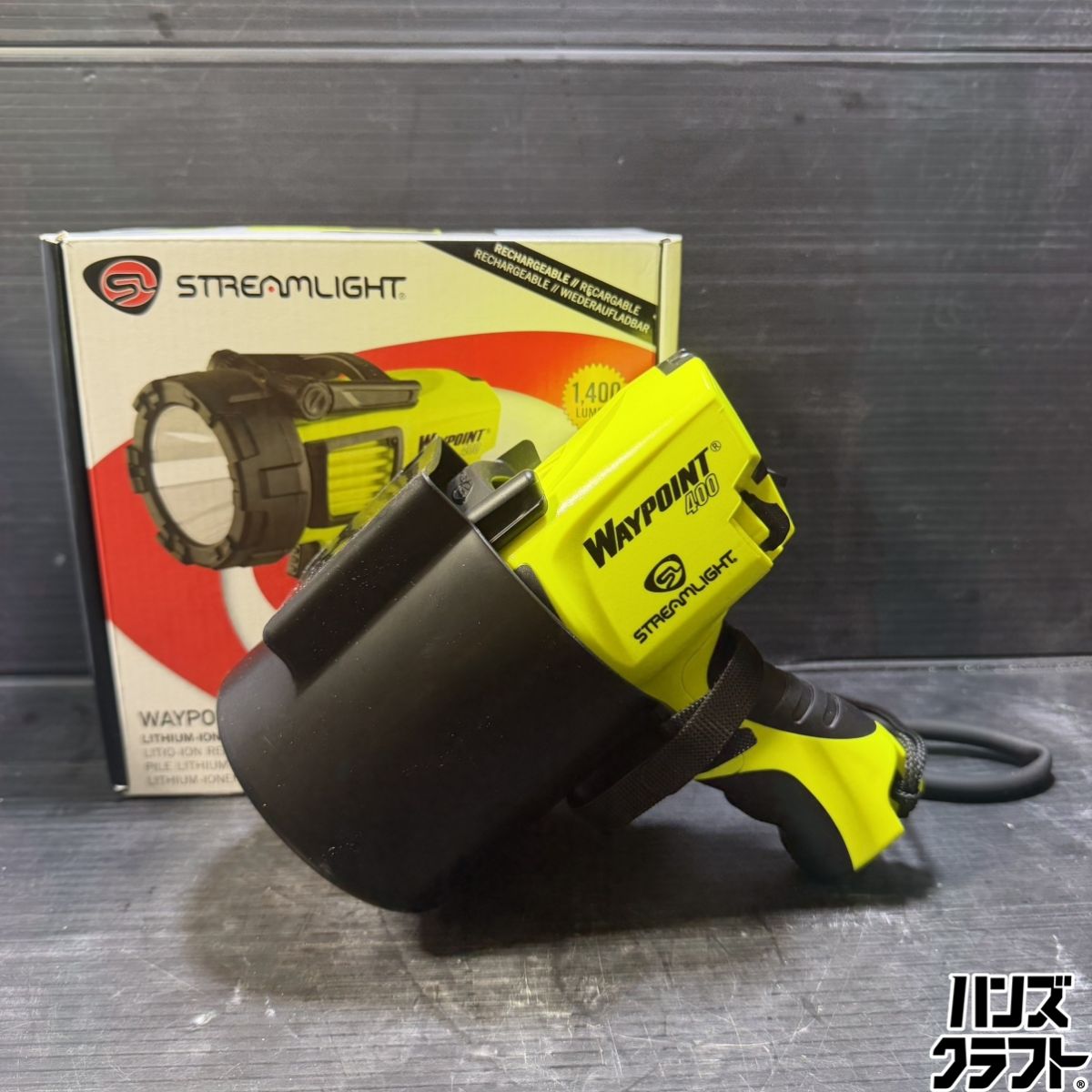 ▼【未当て嵌める開封品】ESCO エスコ EA758SB-71 申し受ける式探照灯 LED式 箱裂け目あり【中古】