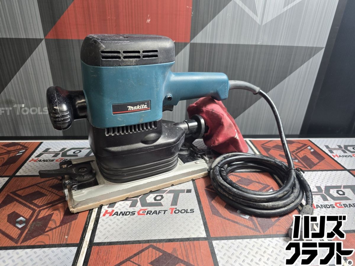 ▲【中古】マキタ オービタルサンダー 9046 AC100V 砂ぼこり御徒面子付き添い人 makita【ハンズクラフト飯塚店】【中古】