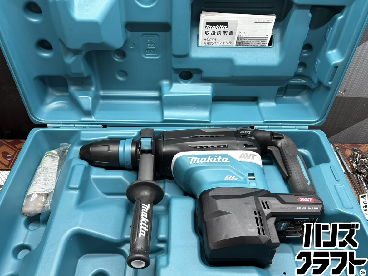〇【送料無料】【中古】マキタ Makita HR005GZK 40mm充電式ハンマドリル 40V 本体＋ケース(沖縄・一部離島配送不可)【ハンズクラフト佐賀】｜ハンズクラフト 店