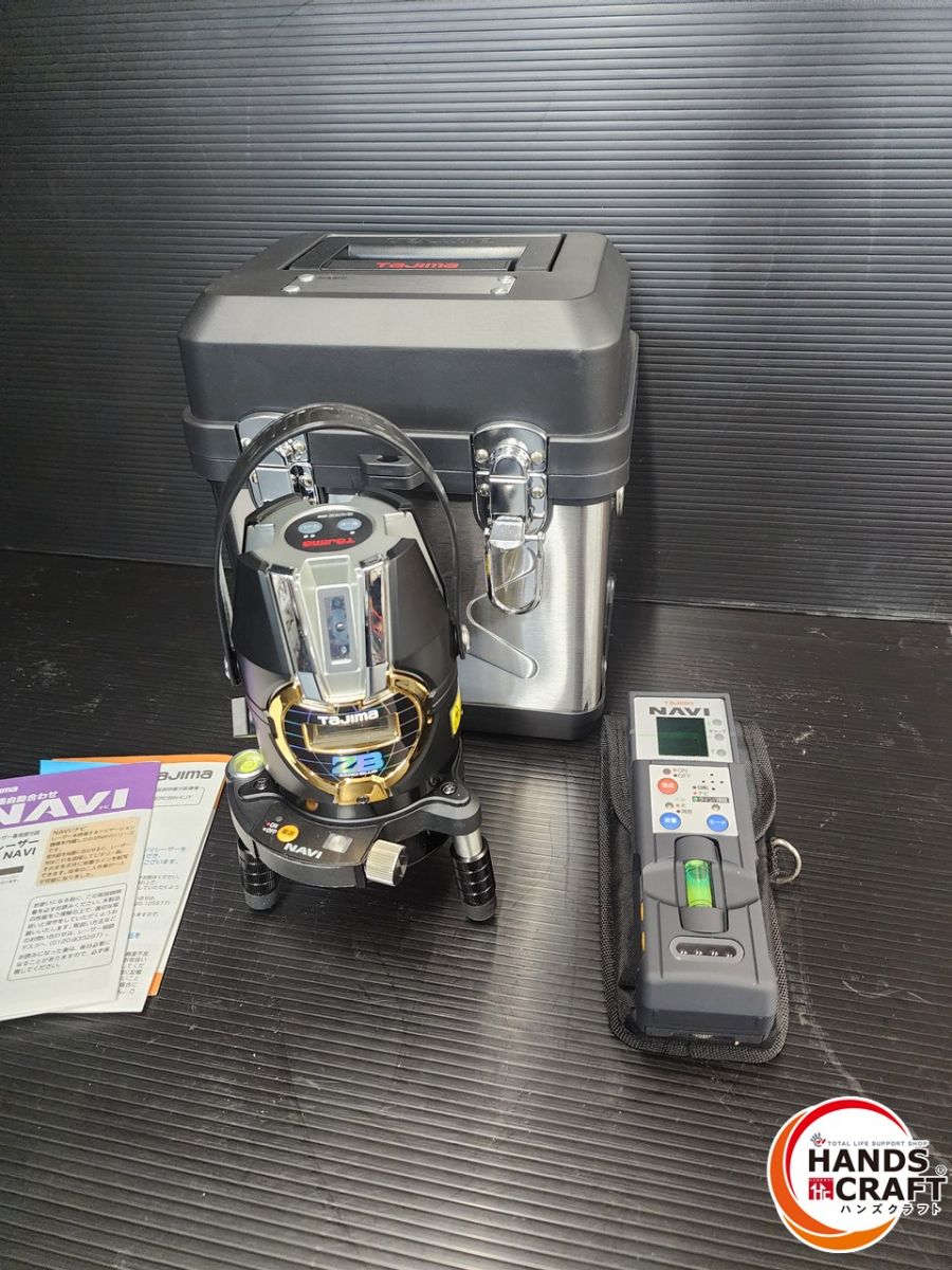 ♭【中古未校正品】美品　TAJIMA/タジマ ZEROBN-KJY ブルーグリーンレーザー レーザー墨出し器【熊本けやき通り店】【中古】｜ハンズクラフト 店