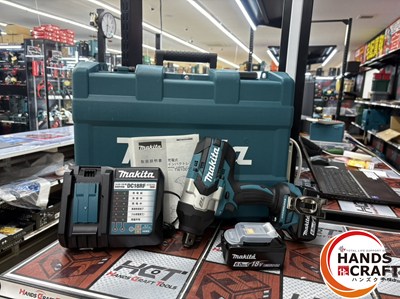 ■【未使用品】 マキタ TW1001DRGX 18V インパクトレンチ 純正 フルセット(18V6.0Ahバッテリ2個・充電器)【ハンズクラフト宮崎新名爪店】|ハンズクラフト 店