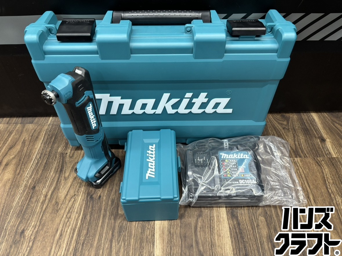 ♭【未使用品】マキタ makita TM30DSH 10.8V充電式マルチツール バッテリ1個 充電器 ケース アタッチメント【中古】【熊本けやき通り店】｜ハンズクラフト 店