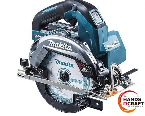 ☆【未当て嵌める】マキタ makita 165粍 申し受ける式マルノコ HS002GRDX 無線電話連絡相応う 40VmaxバッテリBL4025×2本 申し受ける器 入れもの 鮫肌チップソー付 完全無欠品【中古】【新古品】