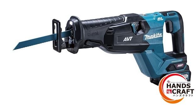 ☆【未当て嵌める】makita マキタ 40Vmax 申し受ける式レシプロソー JR002GRDX 40V2.5Ahバッテリ2個 申し受ける器付 純然たる ※金モール別売り【新古品】【中古】