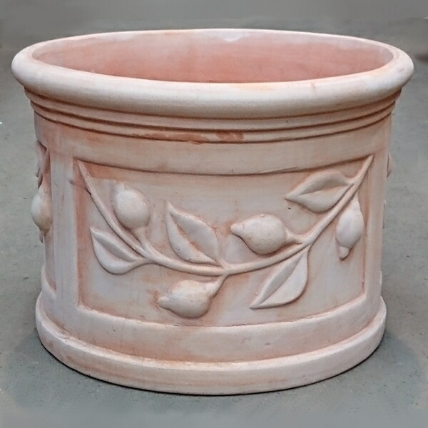 楽天市場】テラコッタ 鉢 S.Rocco Tuscany Leaf Cube トスカーナ