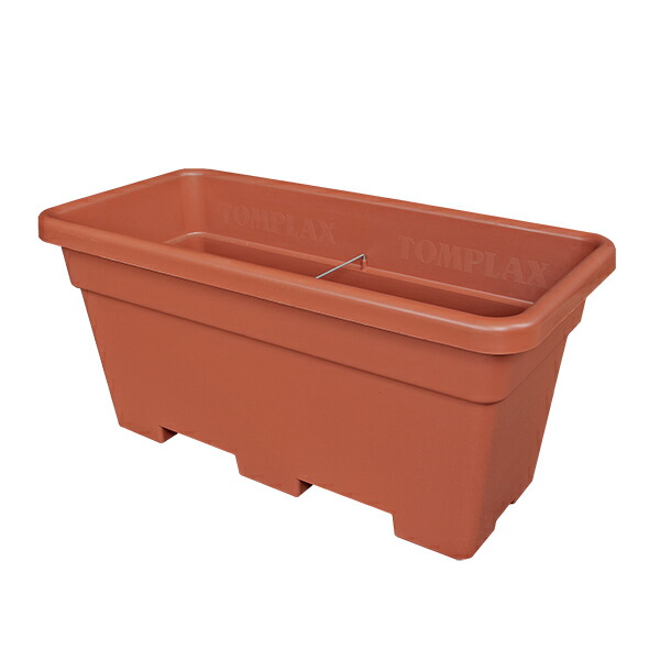 イタリア直輸入 プラスチック植木鉢 長方形 カセッタマキシ Casseta Maxi 80cm 38cm H38cm ブラウン Educaps Com Br