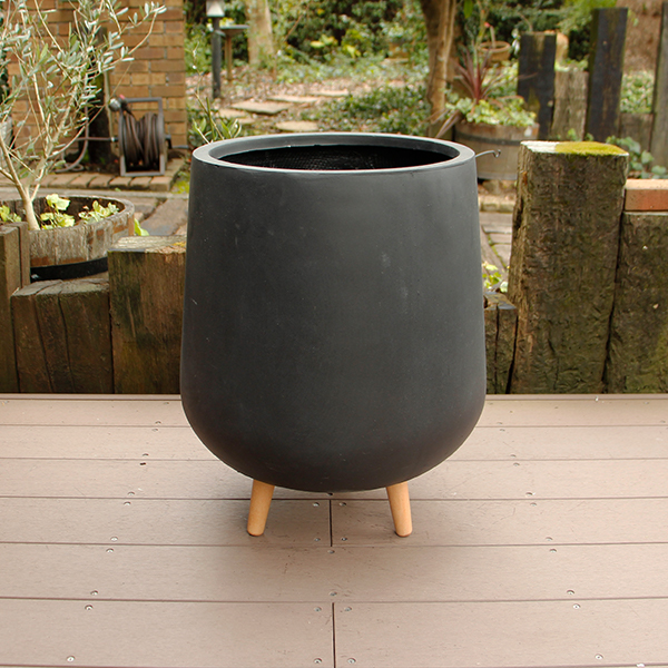 楽天市場】四つ足ポット F9854（直径30cm×H45cm）（ファイバーグラス