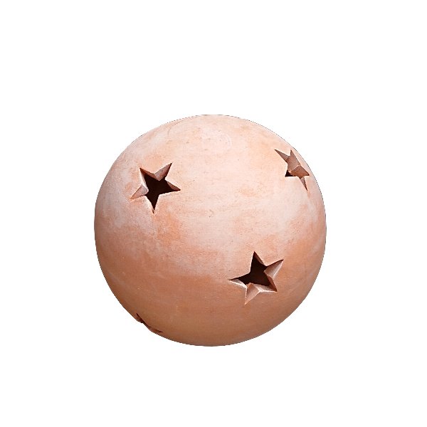 楽天市場】素焼きのオブジェ 素焼きオーナメント スターボール 15 約