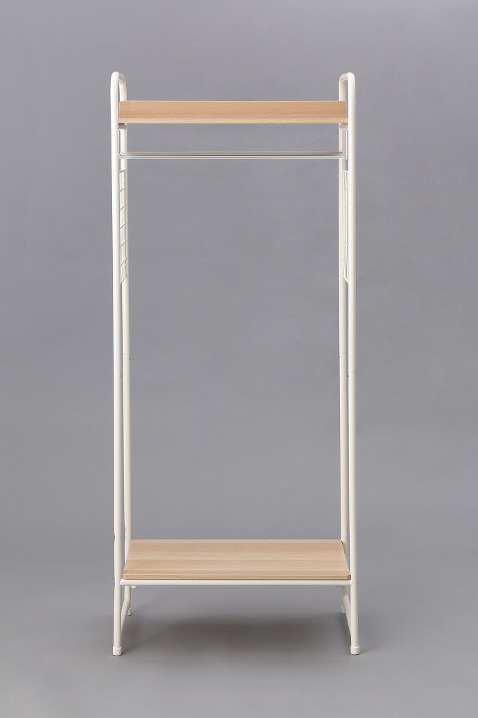 アイリスオーヤマ ハンガーラック 64&times;38.5&times;154.5cm 2WAYタイプ プレミアム メッシュパネル付き パイプハンガー ホワイト PI-B4 IRIS OHYAMA｜HandY Online Store