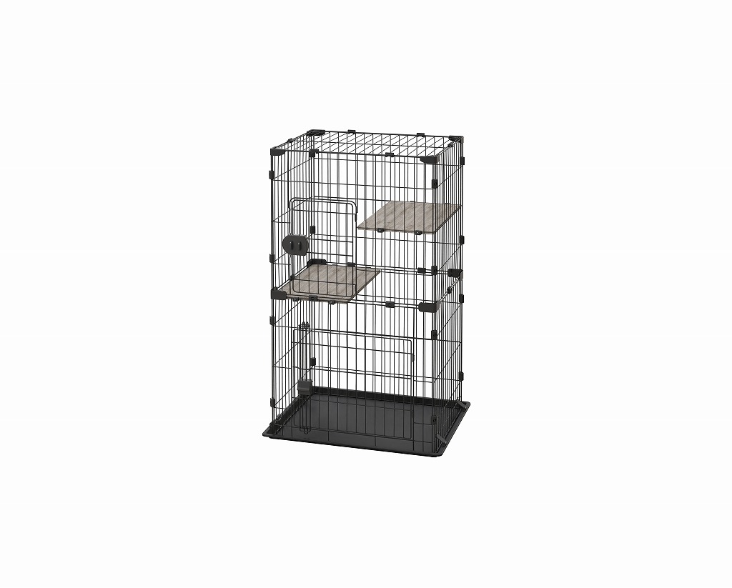 楽天市場】コンパクトキャットケージ2段 CCC-112 ダークグレー