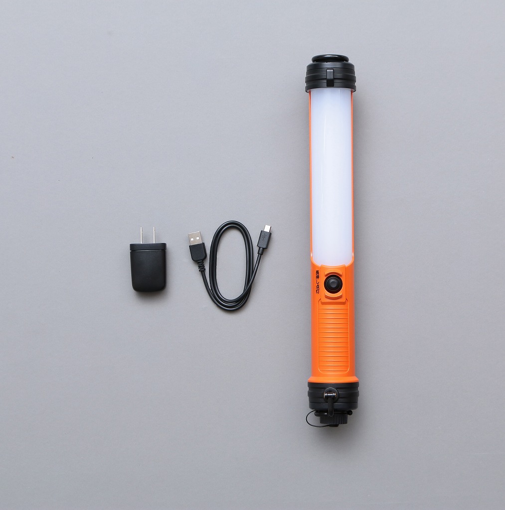 アイリスオーヤマ 虫が寄りにくい・防水LED ワークライト 200lm スティック 充電式 充電器付き LWS-200SB-CH IRIS OHYAMA