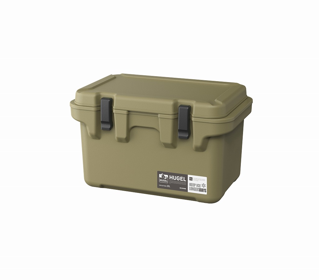 アイリスオーヤマ 【30時間保冷】 HUGEL クーラーボックス 20L カーキ TC-20 IRIS OHYAMA｜HandY Online Store 10,967円