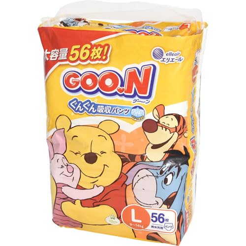 楽天市場】【まとめ買い】グーン ぐんぐん吸収パンツ Lサイズ 56枚×3