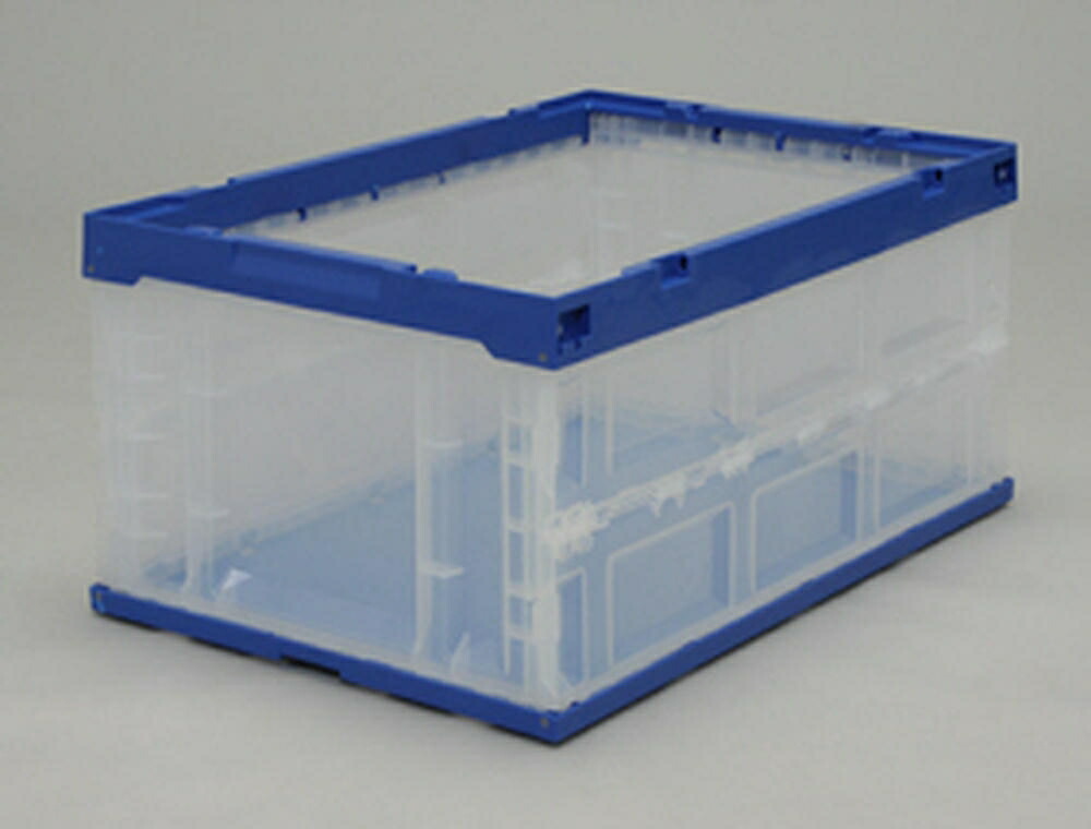 楽天市場】ハード折りたたみコンテナ フタ一体型 HDOH-75L