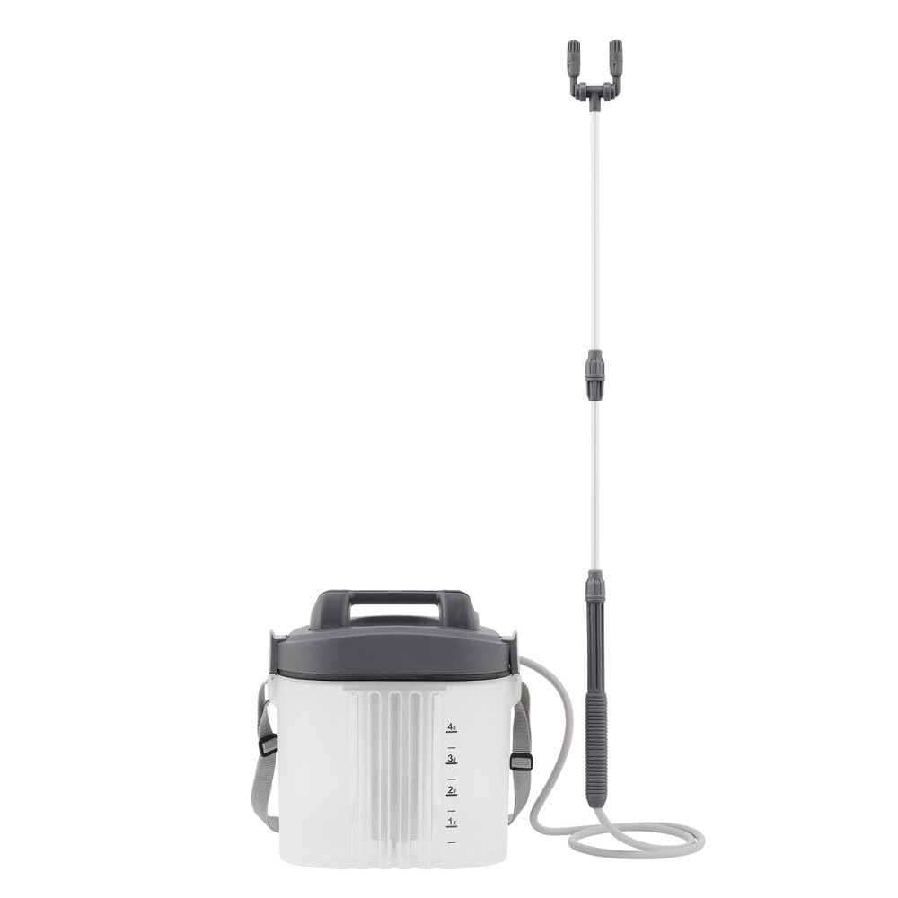 アイリスオーヤマ 電池式噴霧器 ツインノズルIR-4Wダークグレー