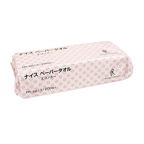 【ケース販売】First Rate ファーストレイト ナイスペーパータオル　エコノミー（小判サイズ） FR-5613