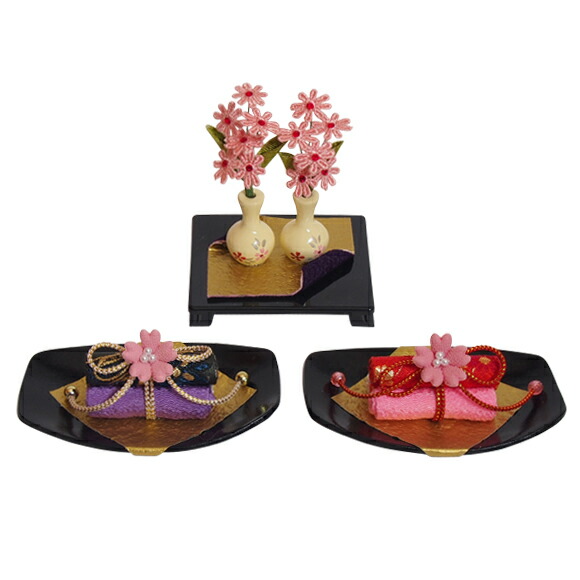 楽天市場】1号春香桜橘（白木井垣）雛道具 飾り花 お道具 単品 雛人形