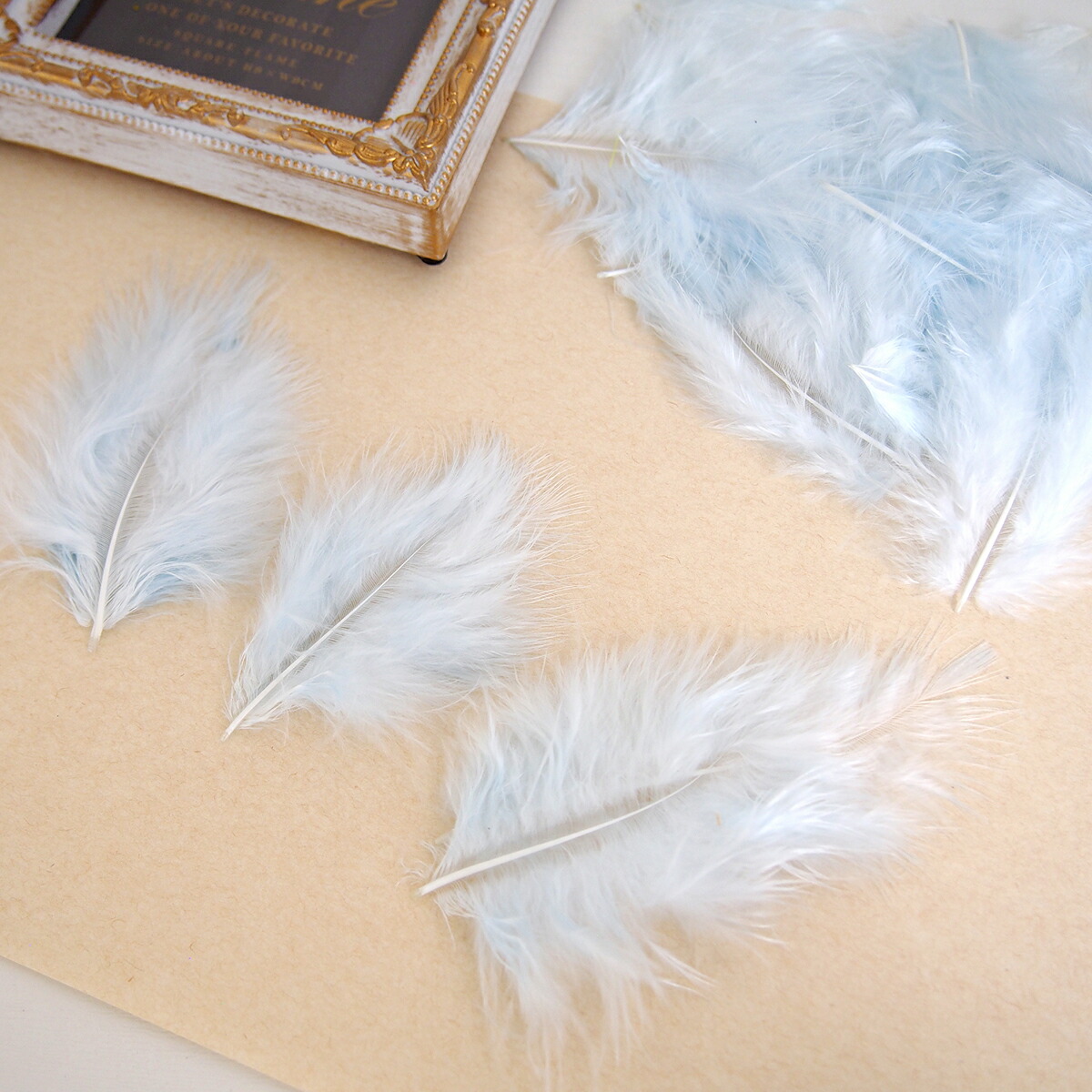 楽天市場】鳥の羽根 国内加工 天然フェザー パーツ マラボーSサイズ(2g