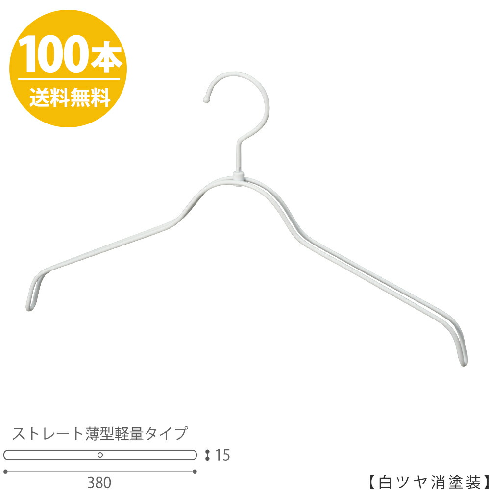 優れた品質 ハンガー プロ仕様 ワイド38cm おしゃれ ホワイト 送料無料 ハンガーのタヤレディース 女性用 フック回転 おしゃれ 洋服のプロから選ばれるおしゃれなハンガーです 生活雑貨 女性用 ハンガー シャツ用 収納 シャツ ブラウス用 100本レディース 日本製