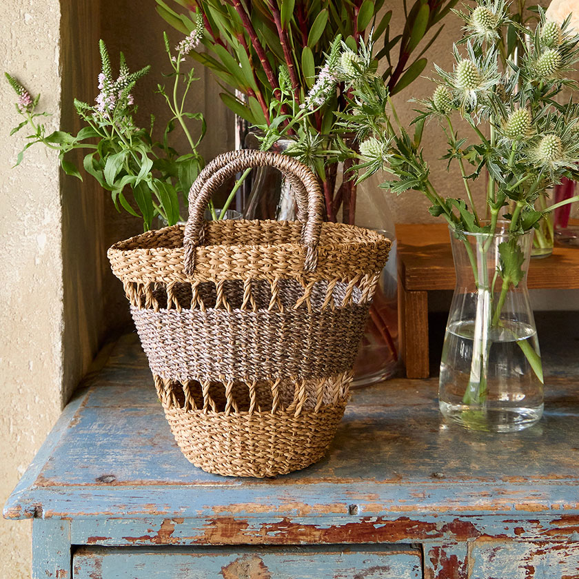 【楽天市場】shesayアバカとバンクアンで作った透かし編みバッグ：hanger楽天市場店