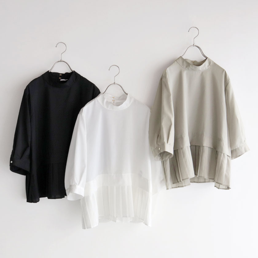 \u003cbr /\u003e\u003cbr /\u003eWHYTO.Hem Pleats Blouse