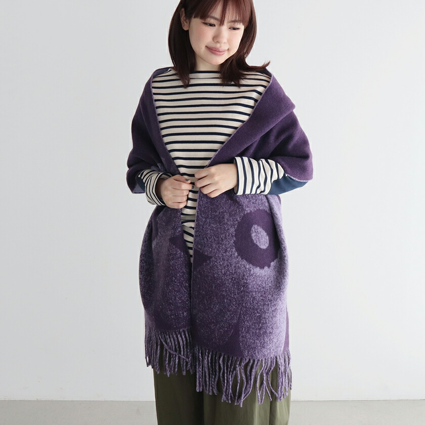 楽天市場】マリメッコ marimekko ウニッコ柄 厚手大判ウールストール