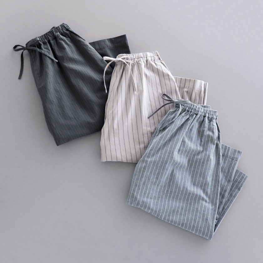 ORCHIDオーガニックコットン マグワッシャー イージーワイドパンツ｜hanger店