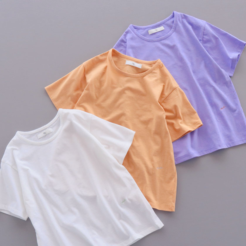 ＜br /＞＜br /＞me.＜br /＞＜br /＞embroidery ベーシックTシャツ