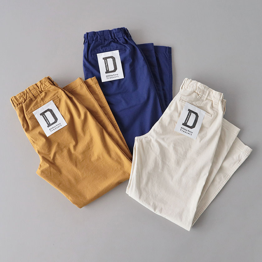 【SALE20%OFF!】D.M.G.チノストレッチ オールデイイージートラウザー|hanger店