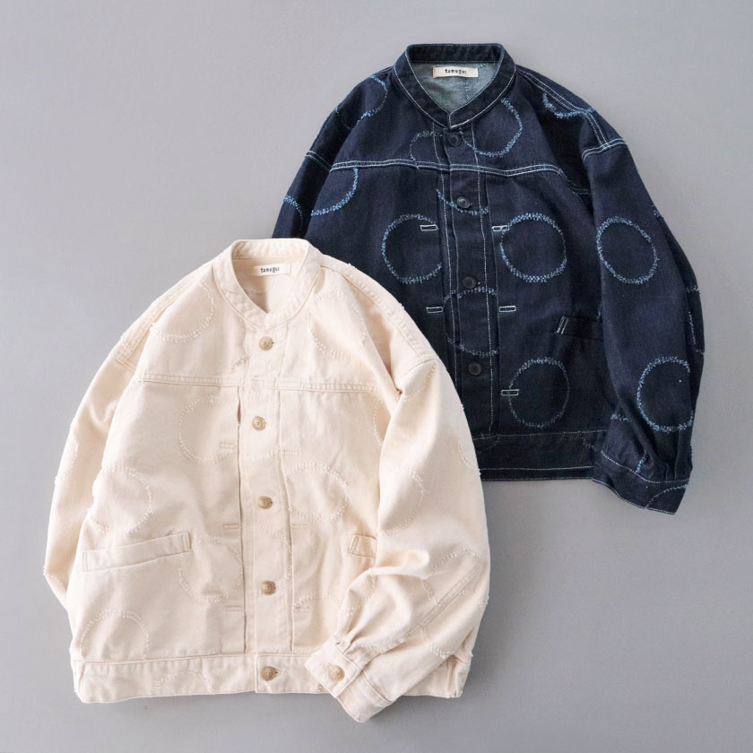 ＜br /＞＜br /＞tumugu:＜br /＞＜br /＞ドットカット刺繍デニム ジャケット