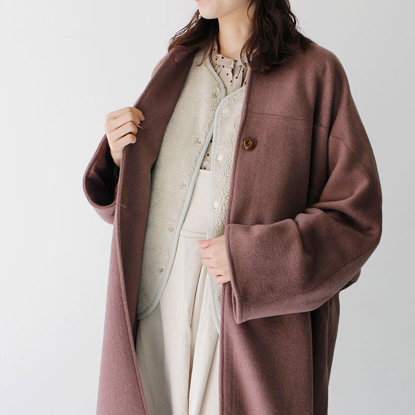 br/br/NATURALLAUNDRYbr/br/ボアリバーシブルデッキベスト