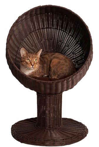 【亜米利加Refined Kind】2011年キャットファンシー誌最優秀賞贏ち得る商いもの！リファインドカインド キティボールキャットベッド【メッシュ臥榻 ひんやり冷やりとした ラタン 臥榻 アウトドア】