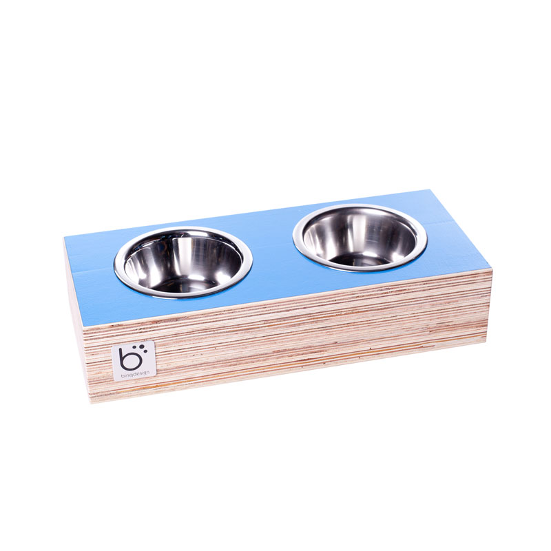 【オランダBing Design】 ビンクデザイン オールハンドクラフトインテリアフードボウル バイト&スラープフィーダーマルチ13cm biteslurp feeder MULTI (ダークブルー) 【食器 給餌器 給水器 オランダ製 エコ インテリア】