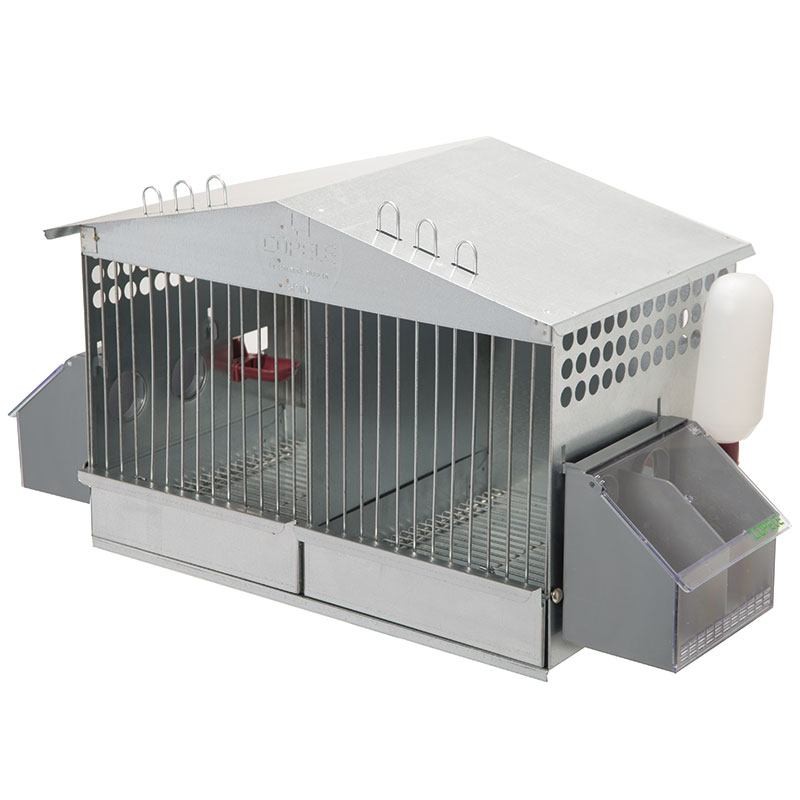 鳥かご セール スペインCOPELE バードケージ ガルバナイズドパートリッジケージ 2セクション シルバー 鳥かご セール スペインCOPELE 【90%OFF!】 バードケージ ガルバナイズドパートリッジケージ 2セクション シルバー