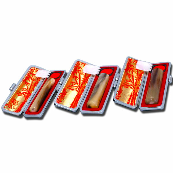 楽天市場】オランダ水牛/3本セット大/実印16.5mm+銀行印13.5mm+