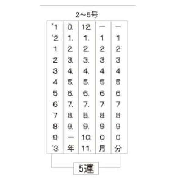 最終決算 テクノタッチ 回転印 欧文日付 ゴシック体 5連 3号 TK-GD3 サンビー 日付印 デート印 date data スタンプ ゴム印  はんこ 印鑑 回転 ナンバー 事務用品 ゴム印タイプ 回転ゴム印 お仕事スタンプ オフィス用品 回転式 cmdb.md