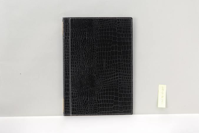 【最大1000円OFFクーポン発行中】えいむ Aim メニュー帳用品 ハイクラスメニュー 本革ピンホールメニュー LB-711