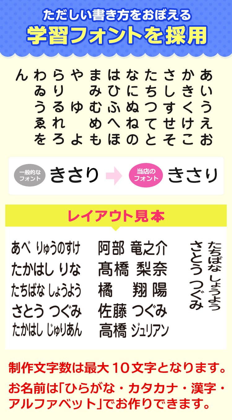 市場 送料無料 スターターセット ステイズオンおなまえ付き お名前スタンプ おなまえ る 入園準備 インク付き