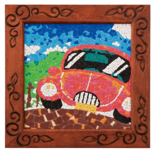 楽天市場】マルチアート額 小 プラモザイク 絵 アート ちぎり絵 自由