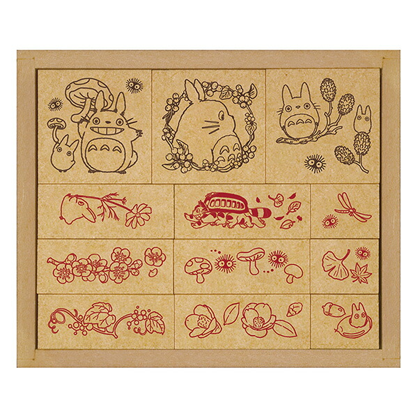 楽天市場】ビバリー ミニスタンプ となりのトトロ 中トトロ （ゴム印