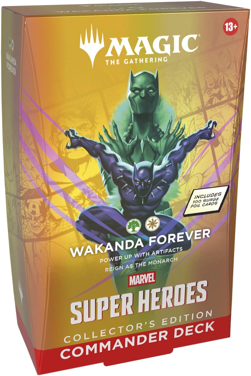 6月26日発売 予約 マーベル スーパー・ヒーローズ 統率者デッキ Collector’s Edition ワカンダは永遠なり 英語版
