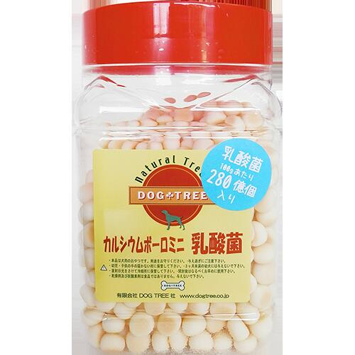 ドッグツリー カルシウムボーロ ドッグ えさ 餌 ドッグフード ボトル ペットフード エサ 国産 いぬ 乳酸菌 2g 犬用犬