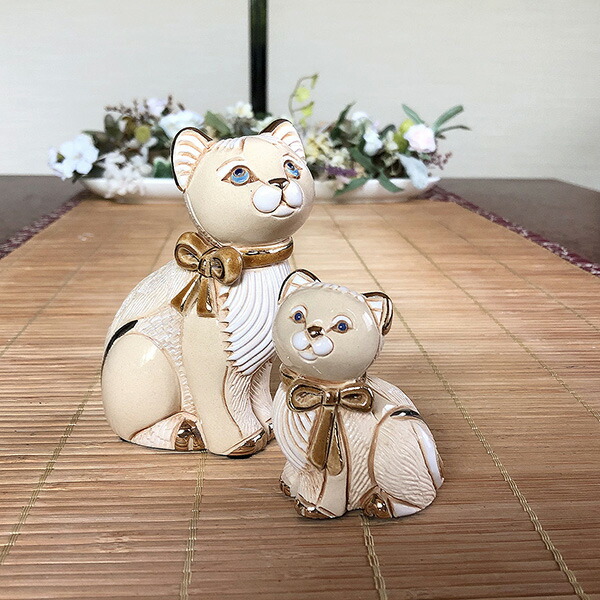 グジェリ焼き/親子ねこ4匹セット グジェリ焼き/親子ねこ4匹セット