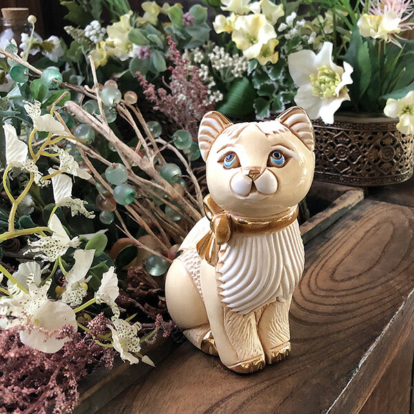 アンティーク　猫　ネコ　ねこ　置物　オブジェ　陶器　子猫　仔猫　子ネコ　cat 楽天市場】Lovely Playing Cats 仲良し子猫の兄弟 置物